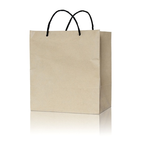 Brown paper bagの写真素材