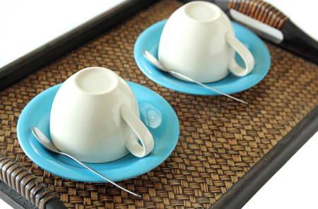 prepares coffee cupの写真素材