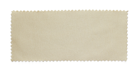 fabric swatch samples isolated on white backgroundの写真素材