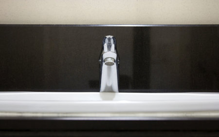 Faucet in a bathroom