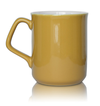 cup isolated on white backgroundの写真素材
