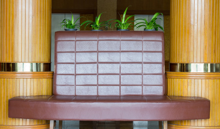 Interior of sofa furniture in the hotelの写真素材