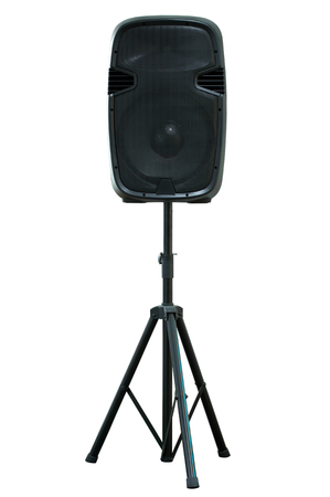sound speaker isolated on white with clipping pathの写真素材
