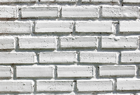 white brick wall texture for backgroundの写真素材