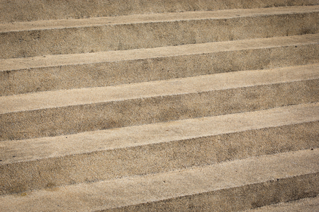 Staircase or walkway surface made of gravelの写真素材
