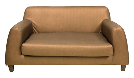 sofa furniture isolated on white with clipping pathの写真素材