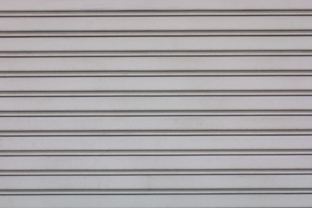seamless pattern of old gray corrugated metal wall texture or backgroundの写真素材
