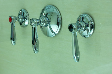 Modern Chrome Faucet in the Bathroom