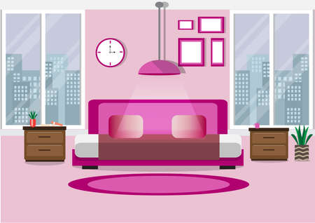 Living room design.のイラスト素材