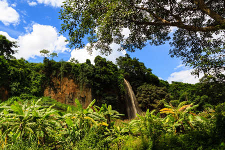 Clouds landscape on the road to Sonla province, Vietnamの写真素材