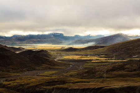  Everest base camp at the Tibetの写真素材