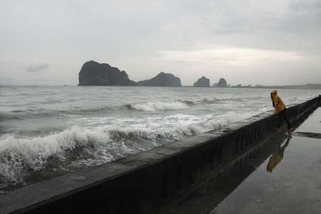 sea and emotionの写真素材