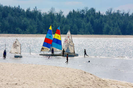 on the beachのeditorial素材