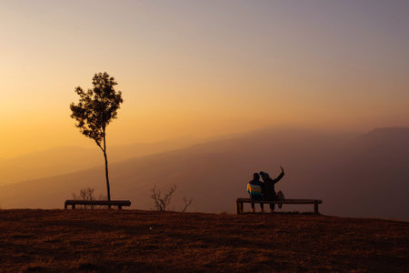 Romance at Sunset, Chiang Mai, Thailand