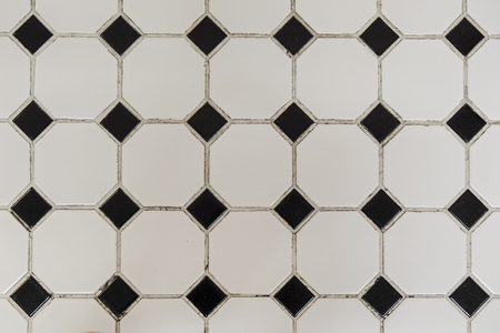 floor tile texture on backgroundの写真素材