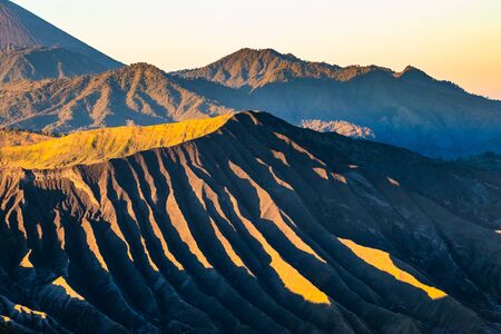 Mount Bromo volcano, in East Java, Indonesia.の写真素材