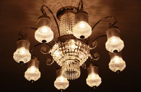 Ceiling lightingの写真素材