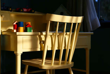 For the study of children's desk and Chairの写真素材