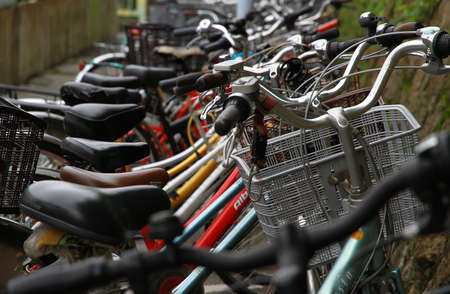 Scene of the outdoor bicycleのeditorial素材