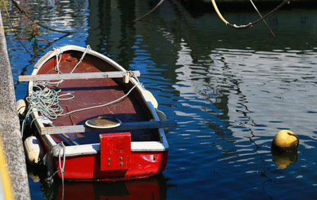Small boats on the shore of the Harbour