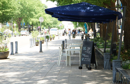 Green street sceneのeditorial素材