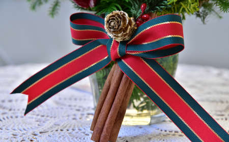 Ribbon ornamentの写真素材