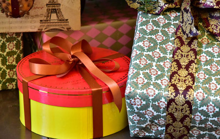 Box with gift Ribbon