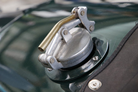 Old car petrol tank cap