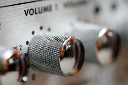 close up of an amp