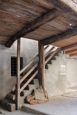 ancient staircaseの写真素材