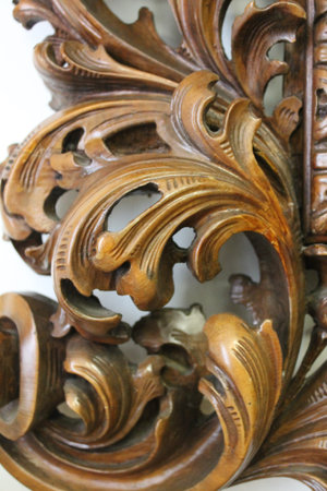 Carved wood