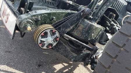 Front suspension machineの写真素材