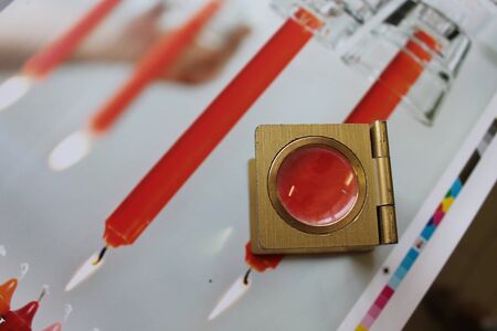 Magnifying glassの写真素材