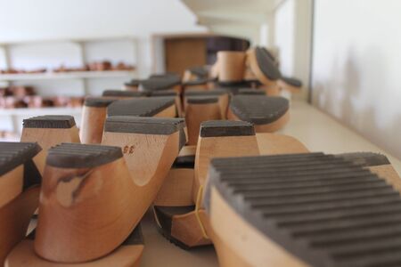 Sole clogsの写真素材