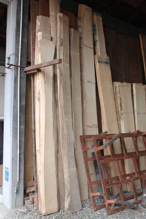 Wooden boardsの写真素材