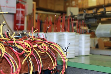 Electric wiresの写真素材