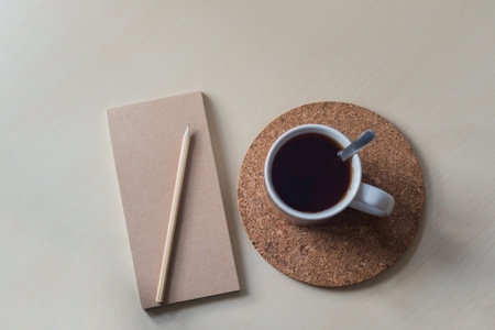 black tea on a cork stand