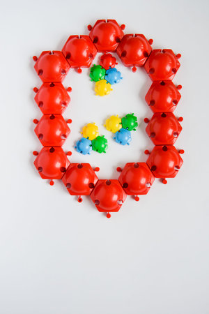 childrens toys as abstract idea to capture market or virus attack