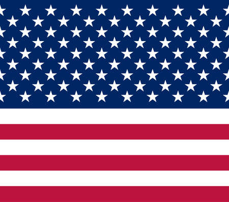 usa flag colors horizontal seamless background, stock vector illustration clip artのイラスト素材