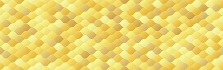 Shiny gold, gradient color wave seamless pattern background, line geometric luxury texture, minimal design style, stock vector illustration panoramic backdrop for social media header, banner, linkのイラスト素材