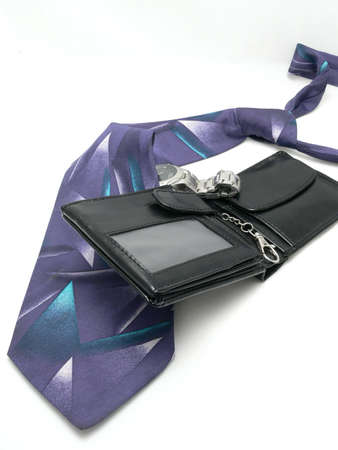 Tie,watch and walletの写真素材