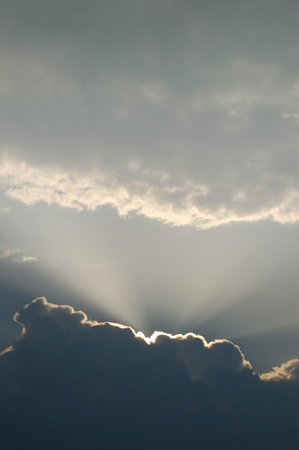 Rays of sun background