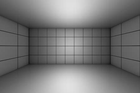 Blank white interior room backgroundの写真素材