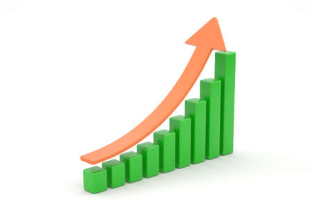 business graph Barの写真素材