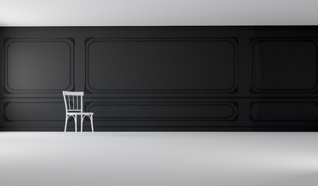 Classic & Modern Living / 3D Renderingの写真素材