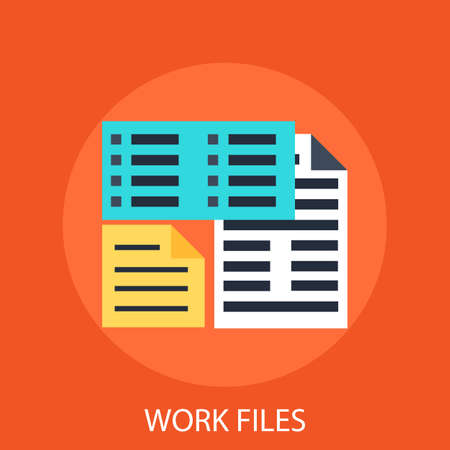 Work filesのイラスト素材