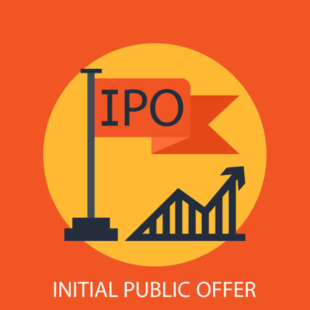 Initial public offerのイラスト素材