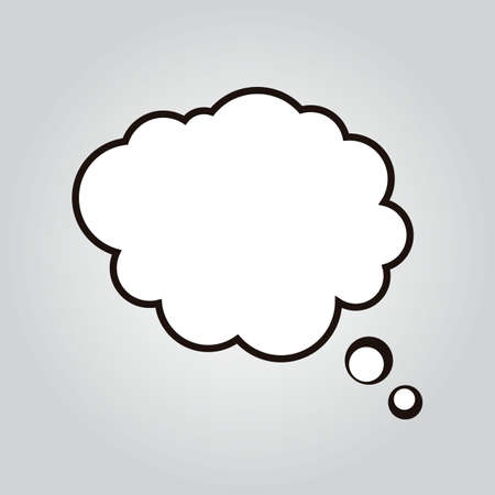 think bubble Iconのイラスト素材
