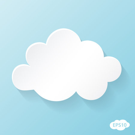 Cloud icon  illustrationのイラスト素材