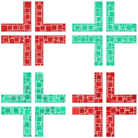 Signs for a farmacyのイラスト素材